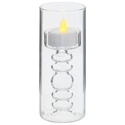 3 bougies LED