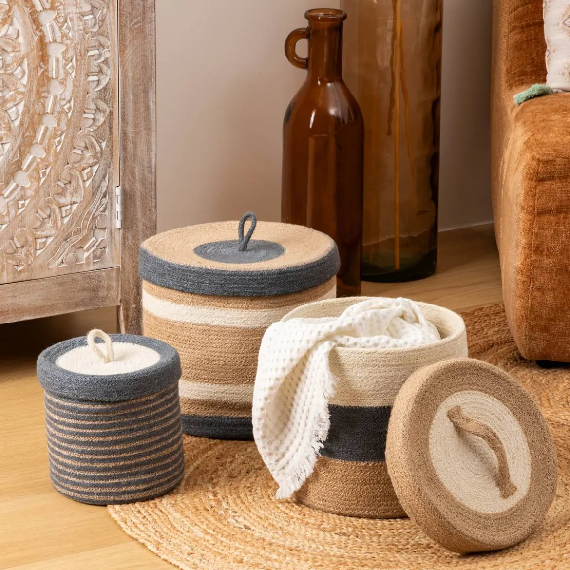 3 paniers "Oceane"