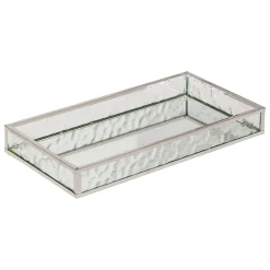 2 plateaux effet miroir 