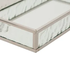 2 plateaux effet miroir 