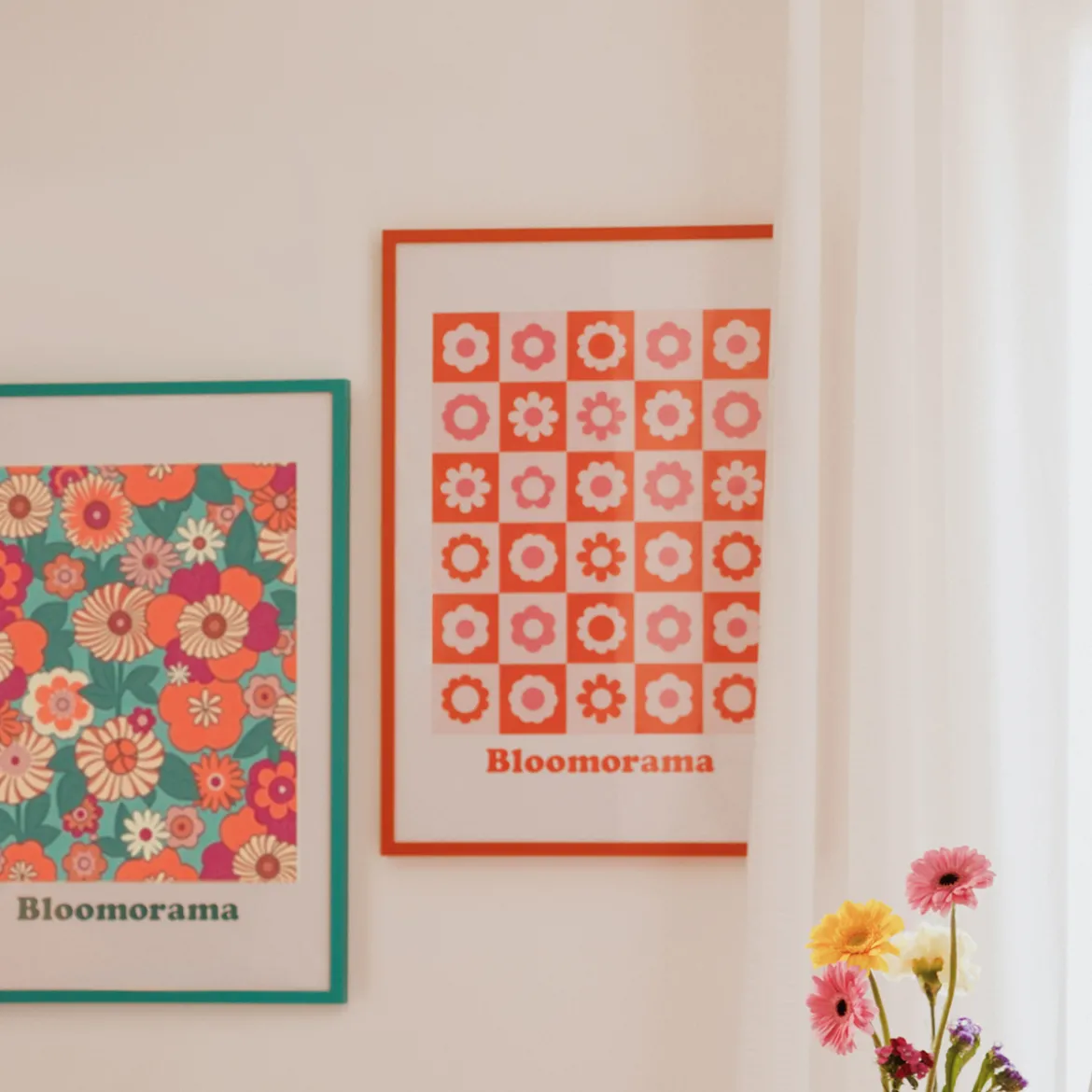 Affiche encadrée "Bloomorama" 70x50 cm
