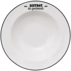 Assiette à pâtes "Bistrot"