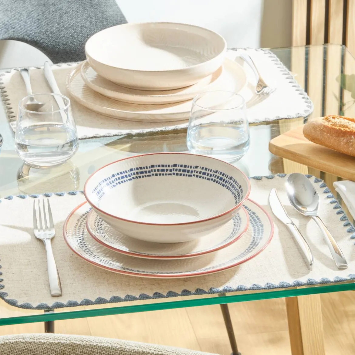 Assiette creuse "Morgane"