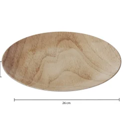 Assiette plate "Bois Mood"