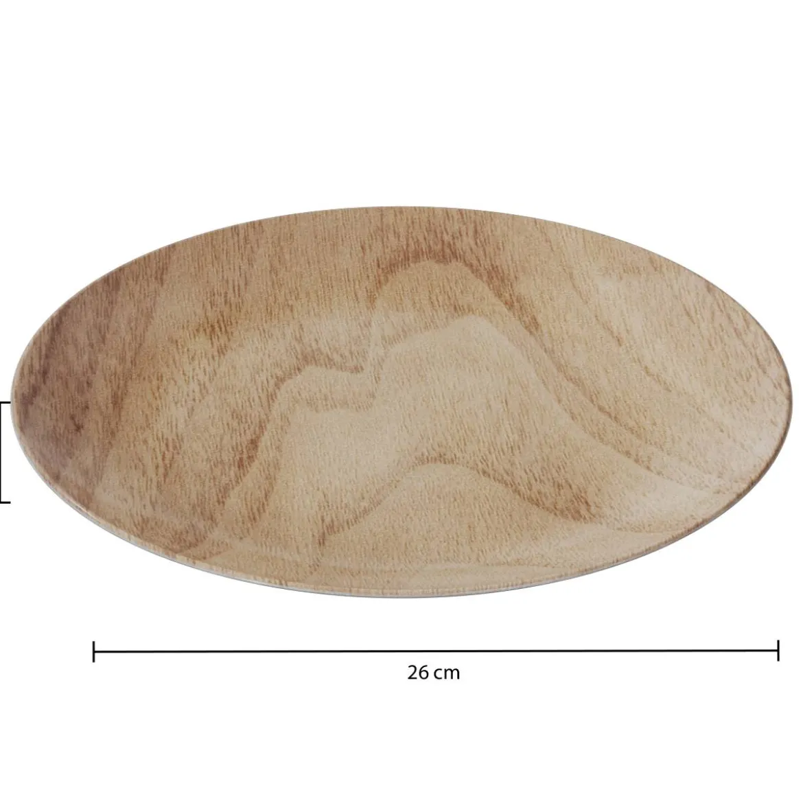 Assiette plate "Bois Mood"