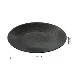 Assiette plate "Caviar"