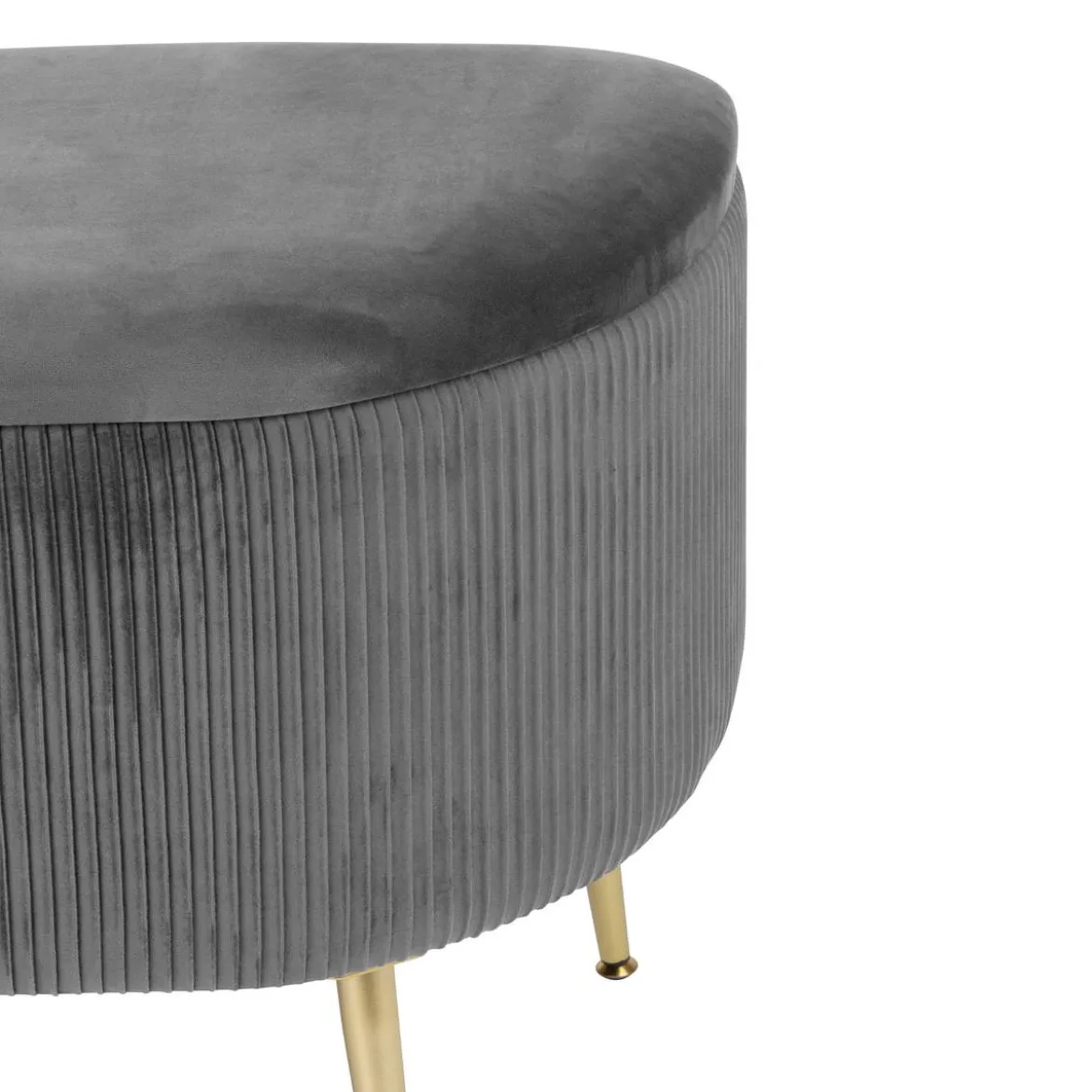 Banc coffre velours "Solaro"