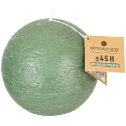 Bougie boule rustique "Olia"