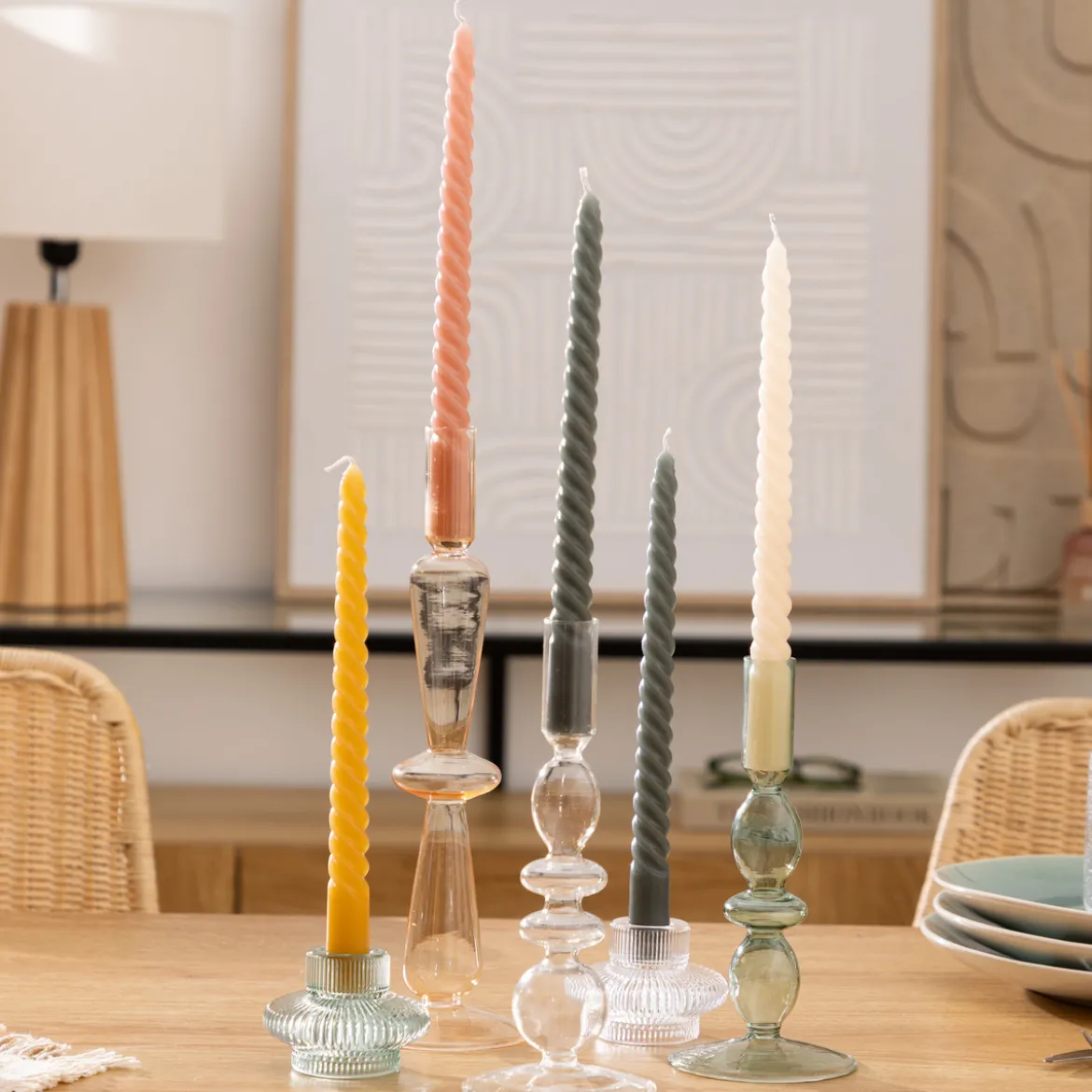 Bougie bâton "Twist Many"