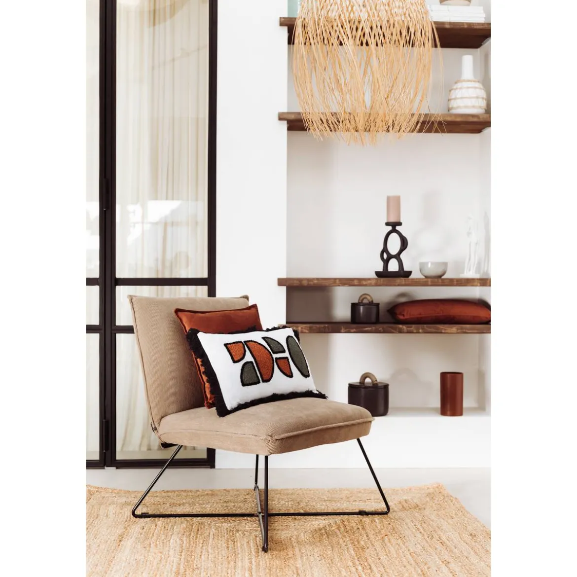 Bougie rustique "Olia"
