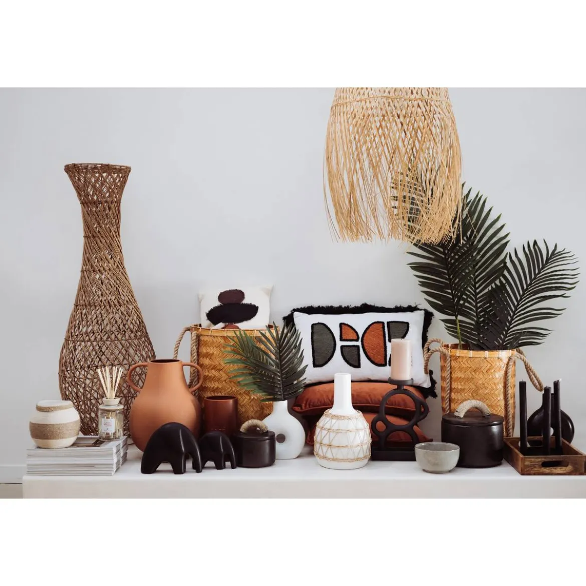 Bougie rustique "Olia"