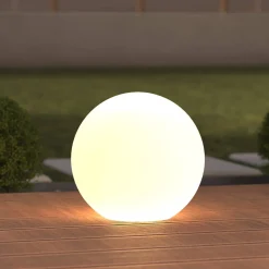Boule lumineuse d'extérieur Blanc