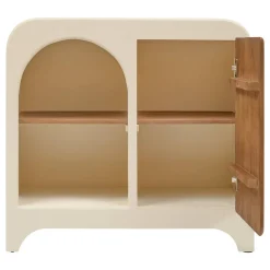 Buffet 1 porte 4 étagères "Sienna"