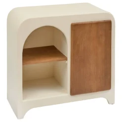 Buffet 1 porte 4 étagères "Sienna"