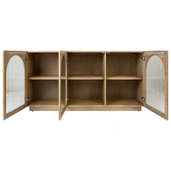 Buffet 3 portes en verre