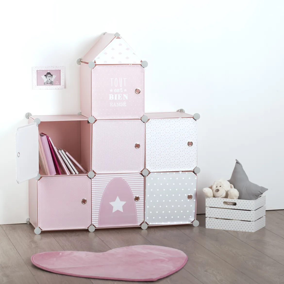 Casiers de rangement enfant "Château"