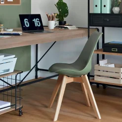 Chaise "Baya", pieds hêtre