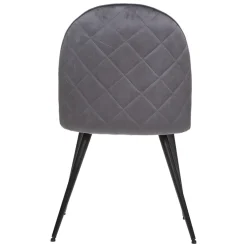 Chaise "Slano", pieds métal noir