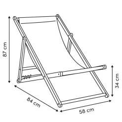 Chilienne pliable de jardin "Bloomorama"