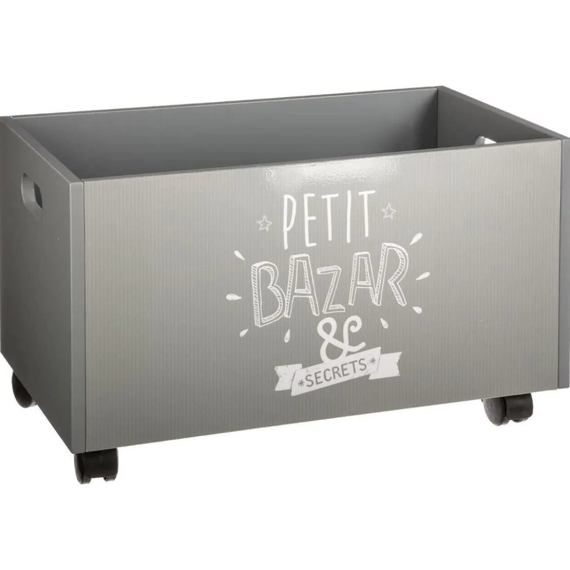 Coffre à jouets à roulettes