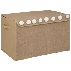 Coffre enfant pompons