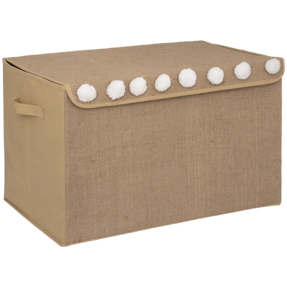 Coffre enfant pompons