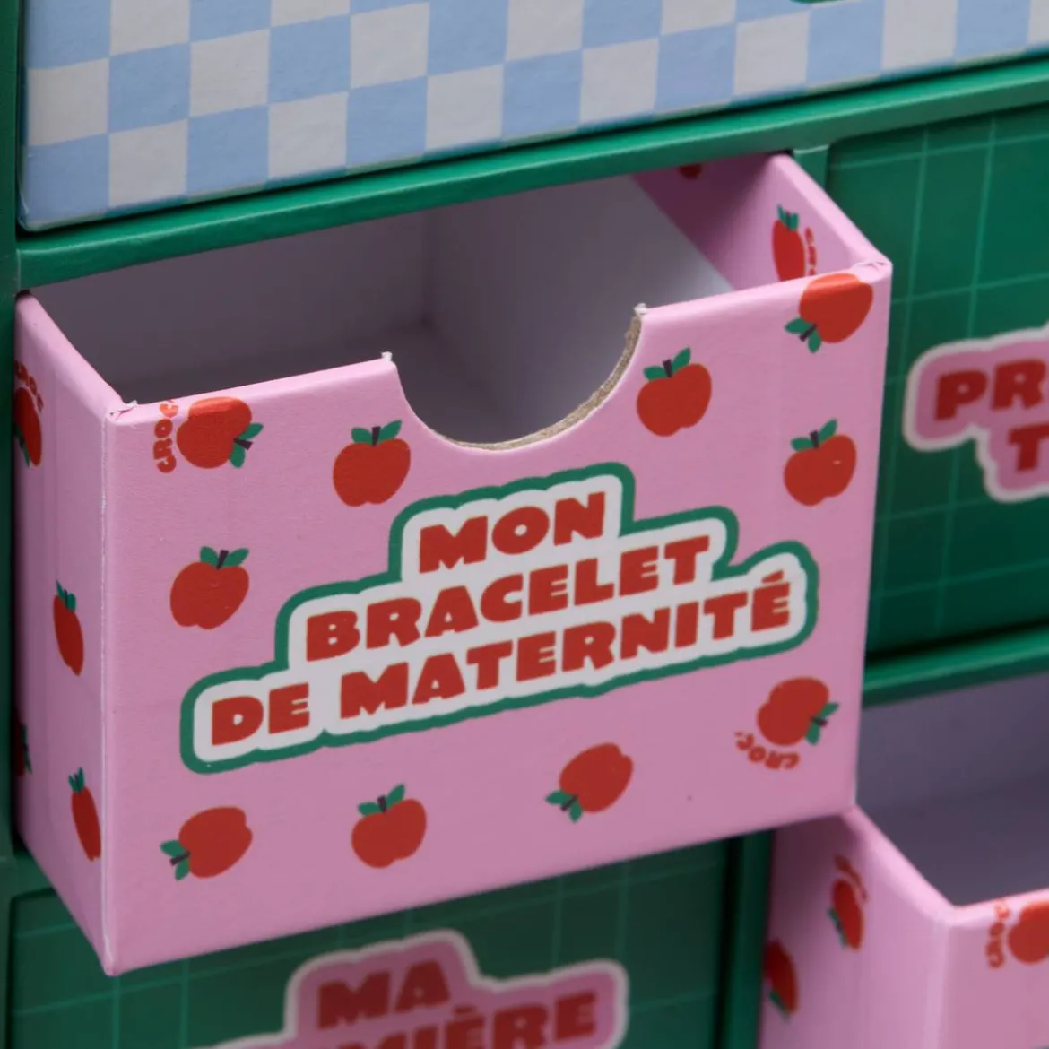 Coffret à souvenirs 10 tiroirs "Pomme d'amour"