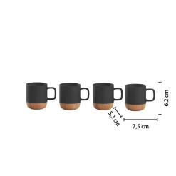 Coffret 4 tasses  