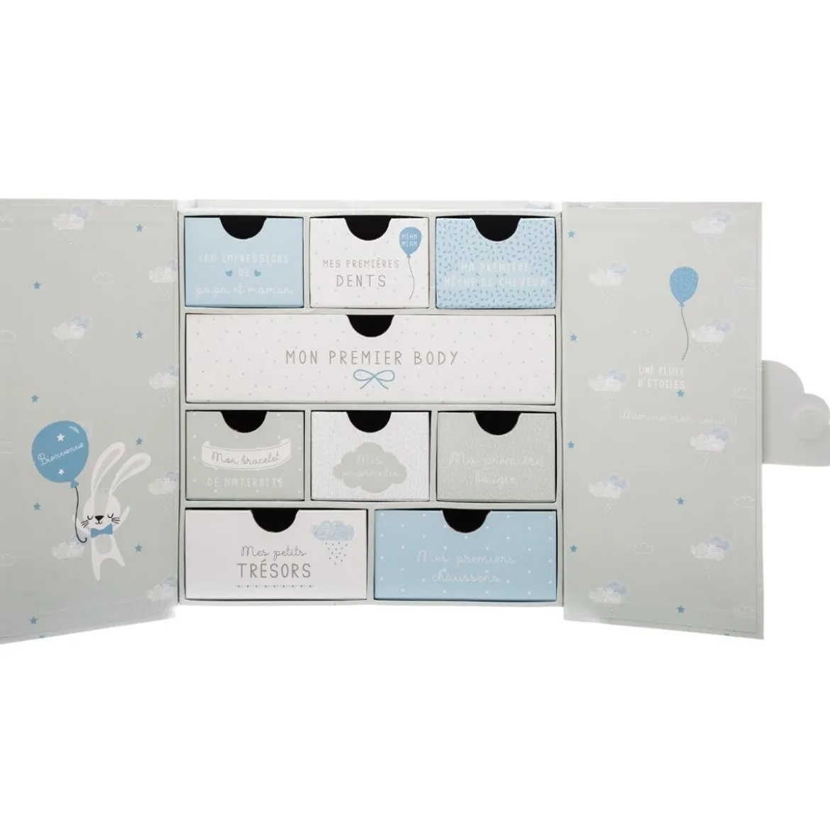 Coffret cadeau de naissance "Royaume des souvenirs"