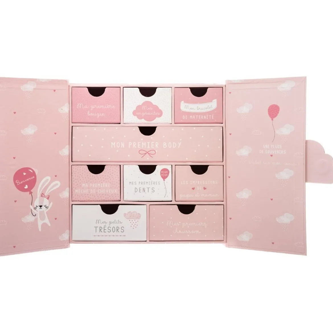 Coffret cadeau de naissance "Royaume des souvenirs"