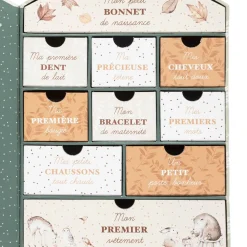Coffret de naissance maison "Forêt"