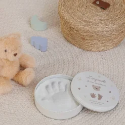 Coffret empreinte avec peluche "Aniel"