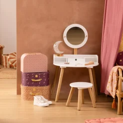 Coiffeuse et tabouret enfant "Bella"