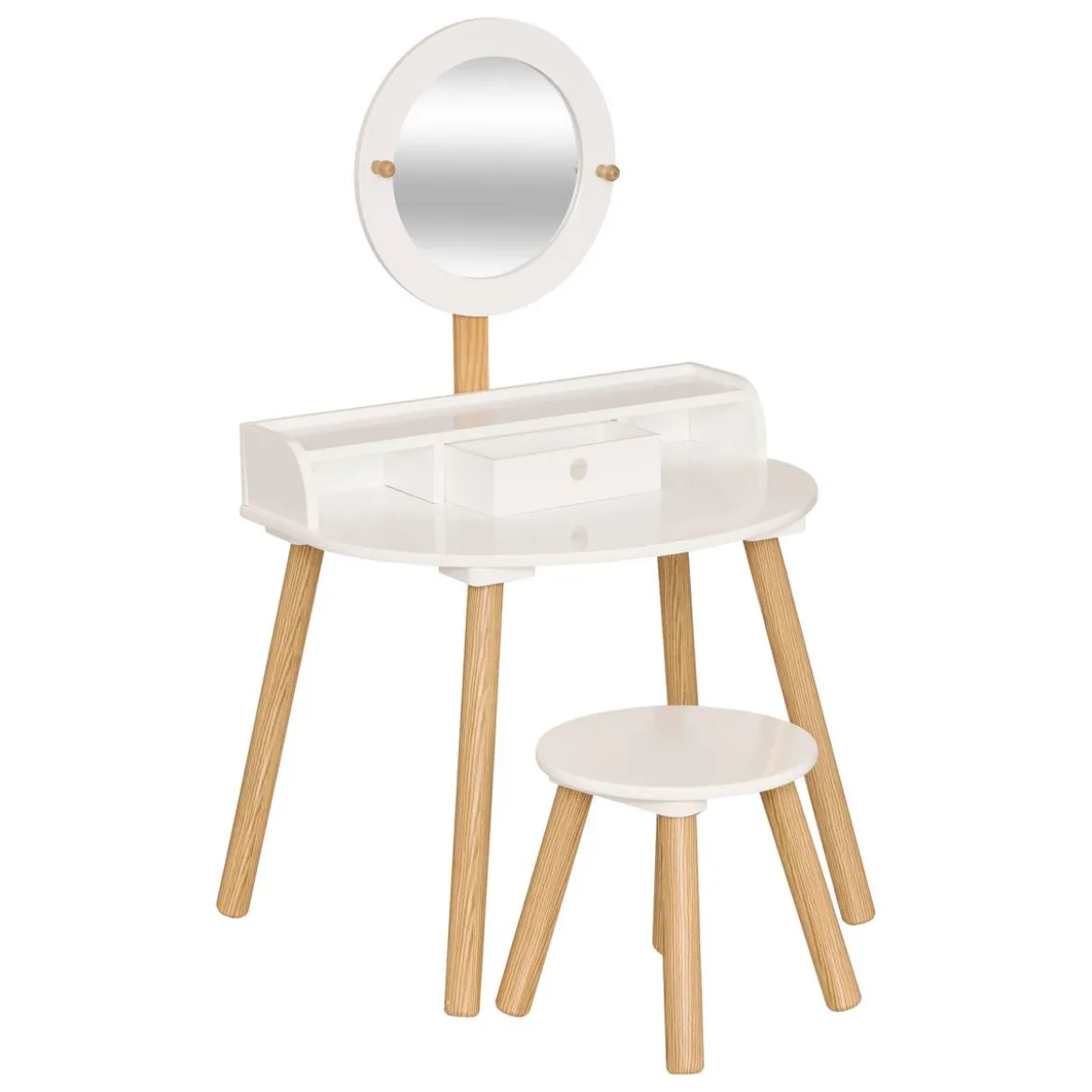 Coiffeuse et tabouret enfant "Bella"