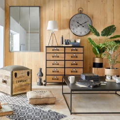 Commode double 10 tiroirs