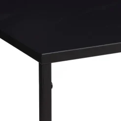 Console "Gota", métal, noir