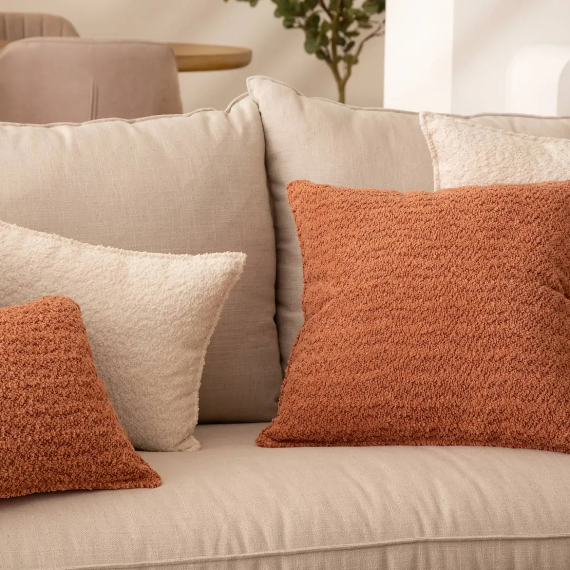 Coussin bouclette "Soana"