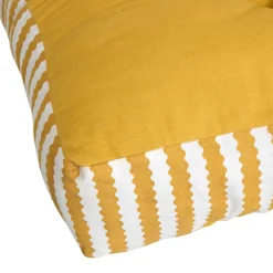 Coussin de sol d'extérieur rectangulaire POOLSIDE Jaune