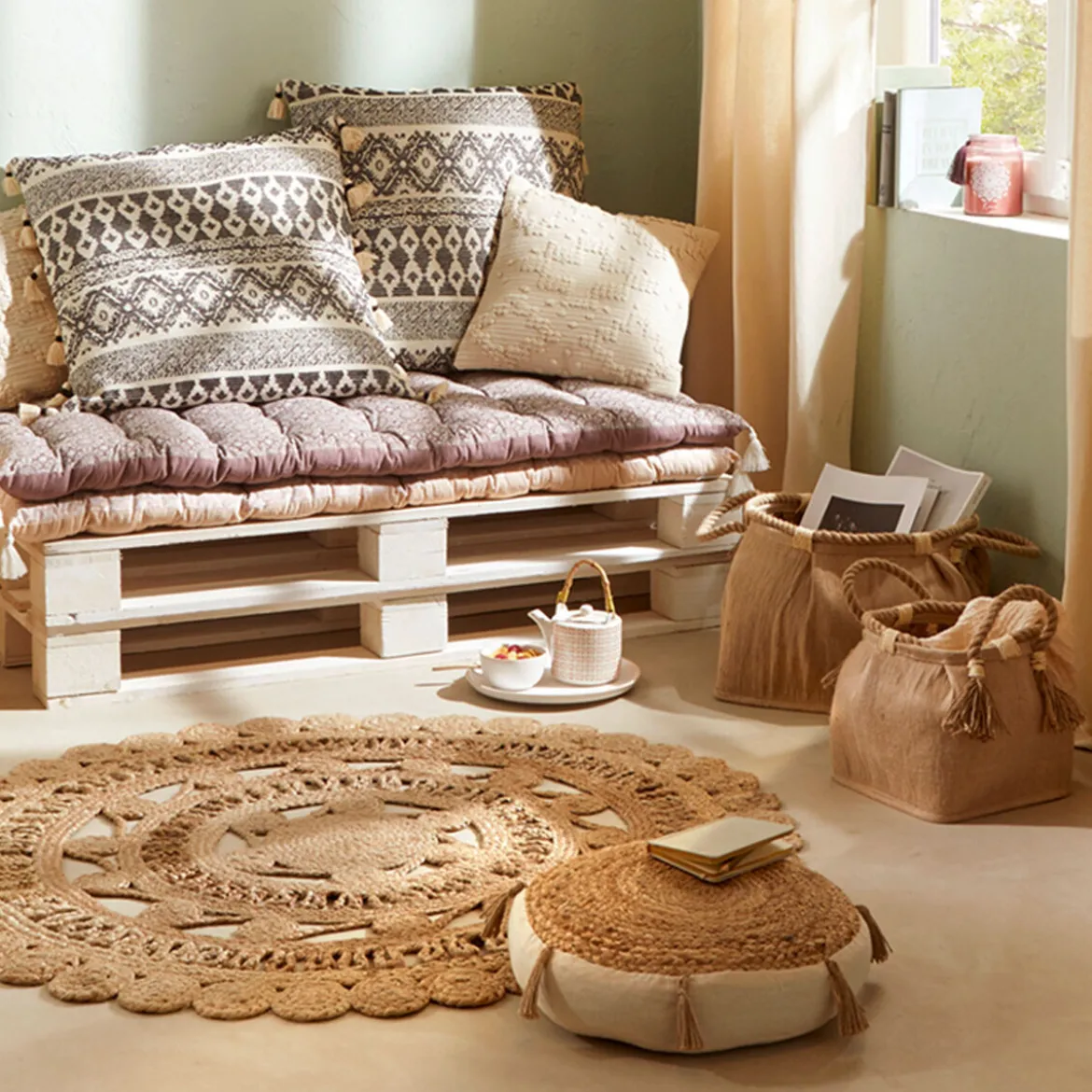 Coussin de sol "Rituality"