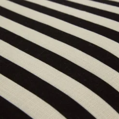 Coussin d'extérieur carré THE PALM RESORT Noir & Blanc