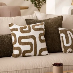 Coussin jacquard "Safina"