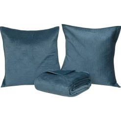 Dessus de lit et 2 taies d'oreiller 