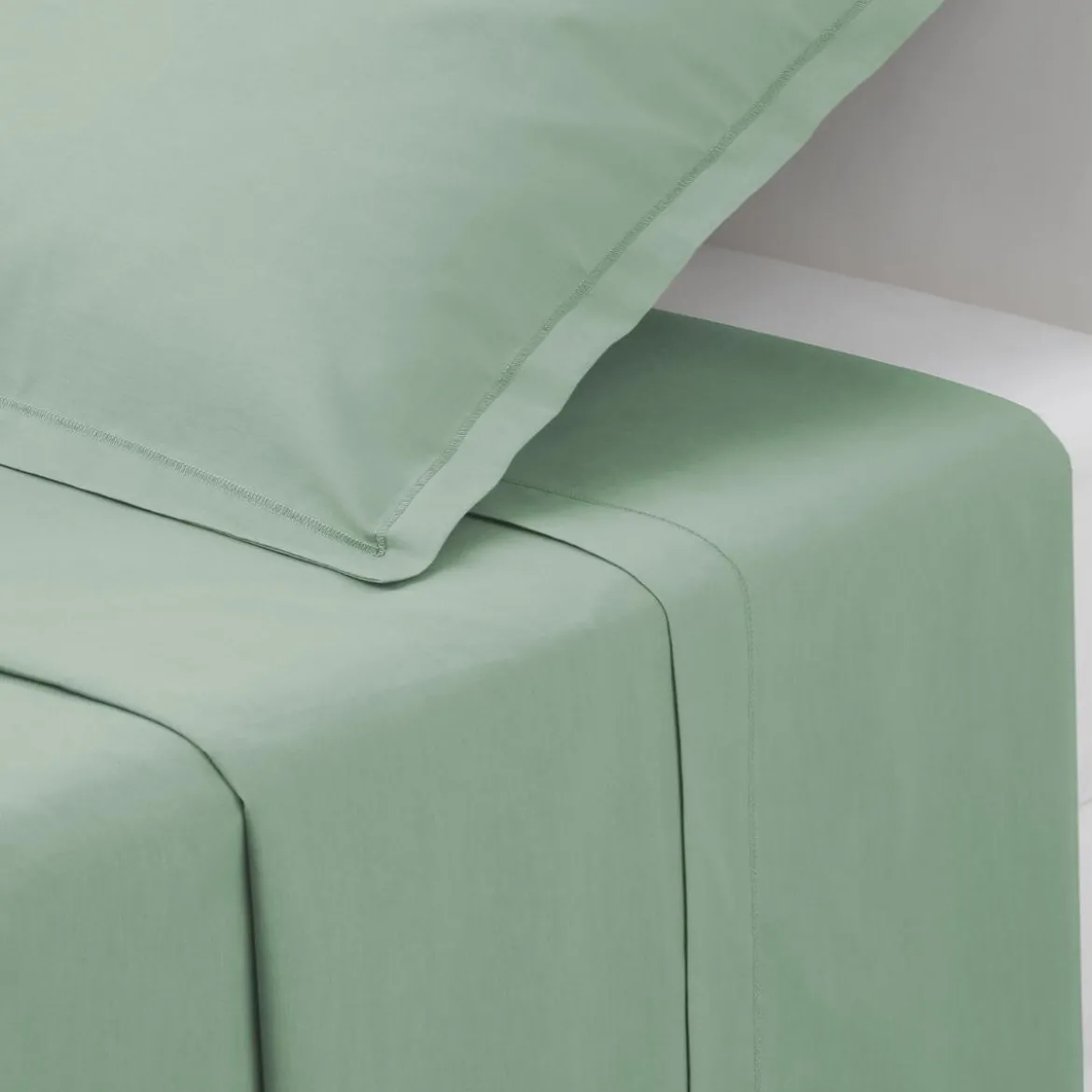 Drap plat en coton