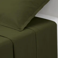 Drap plat en coton