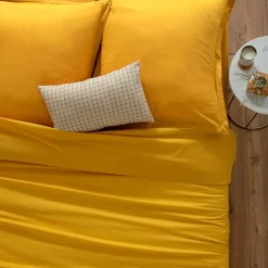 Drap plat en coton