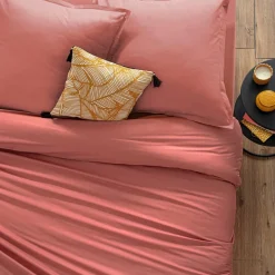 Drap plat en coton