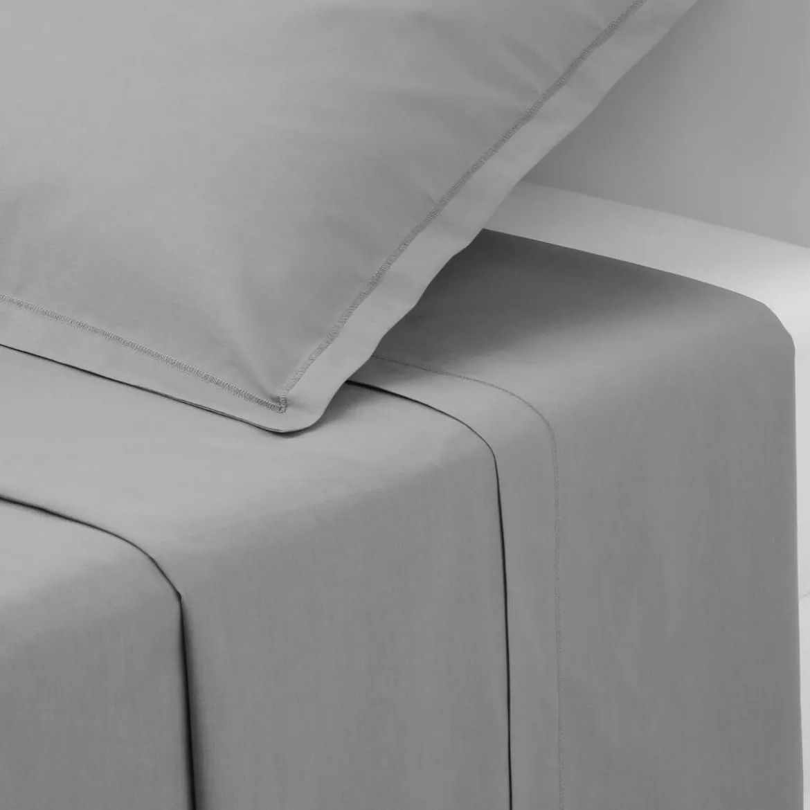 Drap plat en coton
