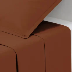 Drap plat en coton