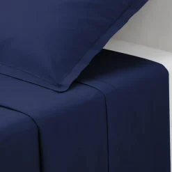 Drap plat en coton
