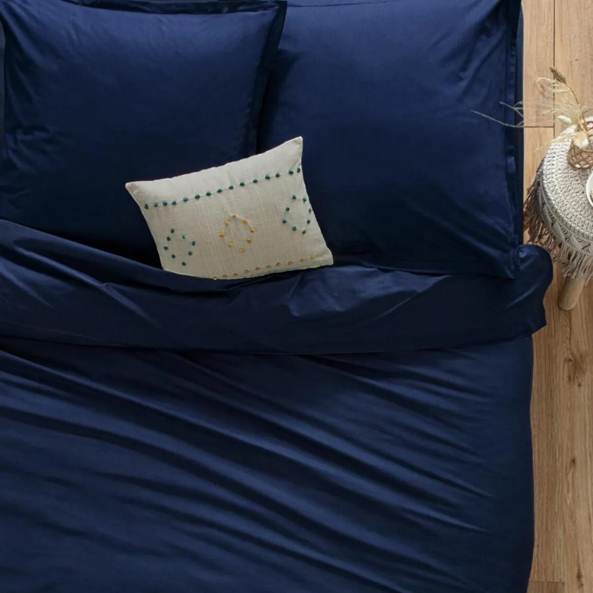 Drap plat en coton